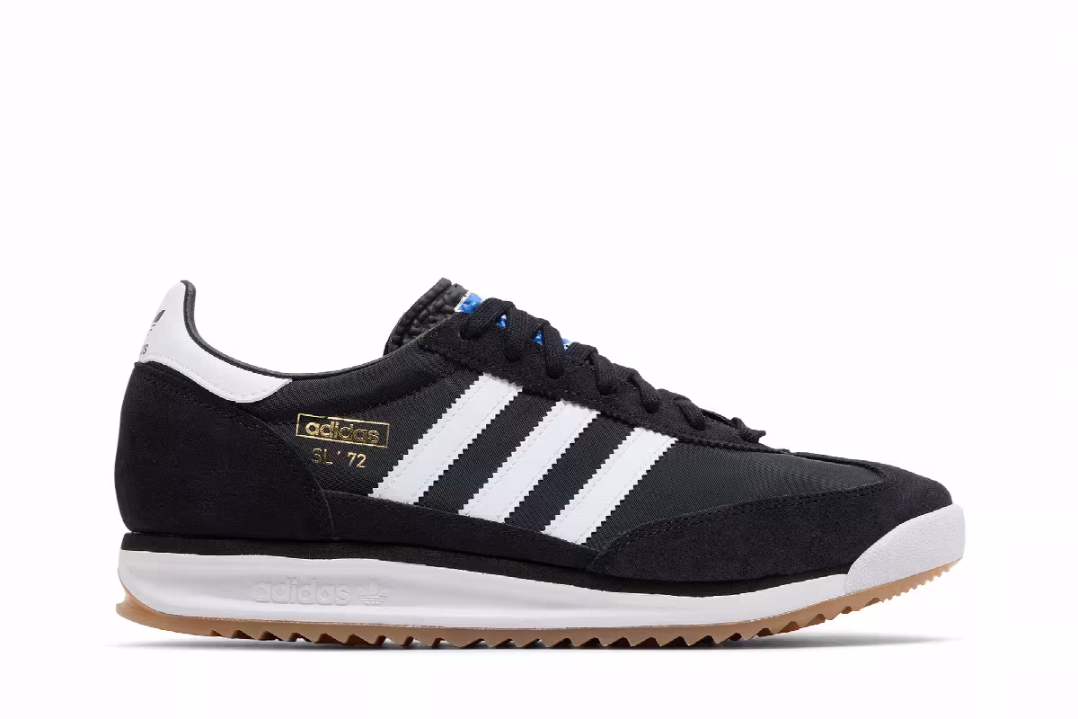 adidas SL72 RS Black White, view 2