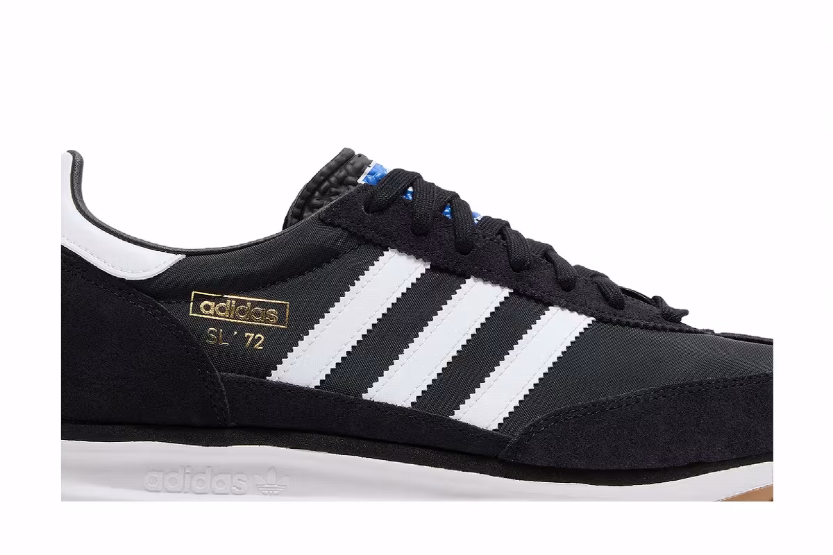 adidas SL72 RS Black White, view 3