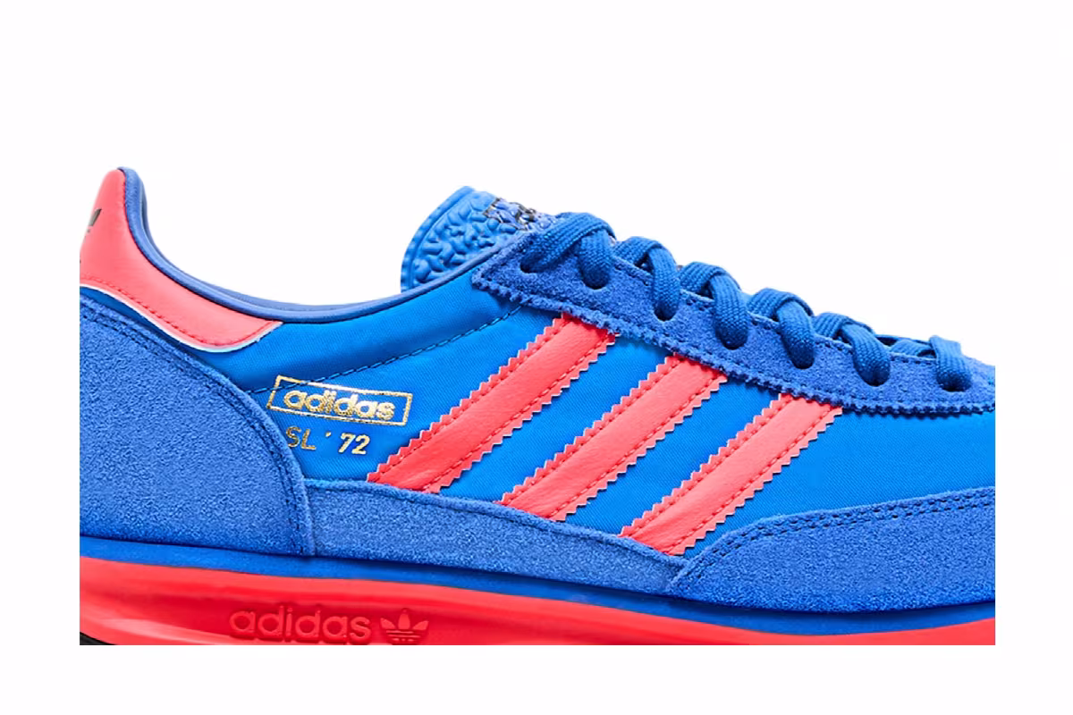 adidas SL72 RS Blue Bright Red, view 3