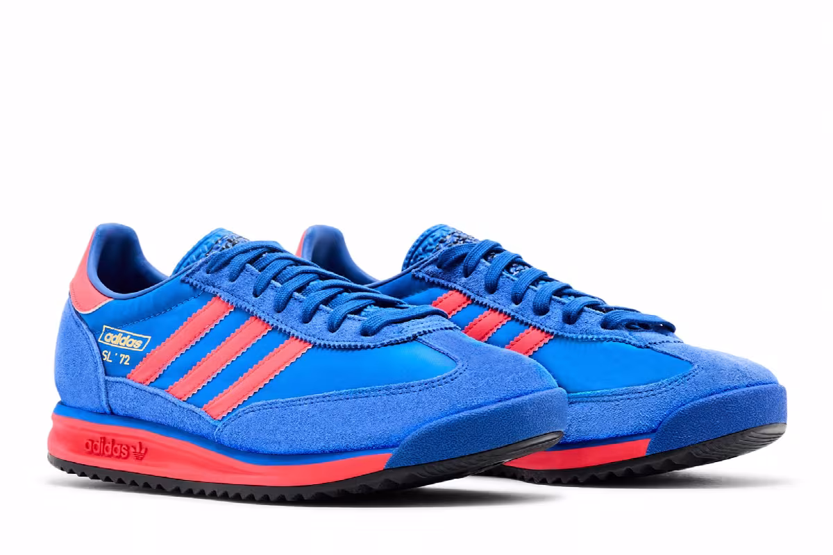 adidas SL72 RS Blue Bright Red, view 9