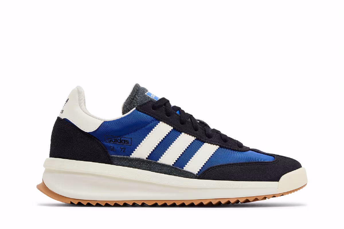 adidas SL72 RTN Royal Blue Off White, view 2
