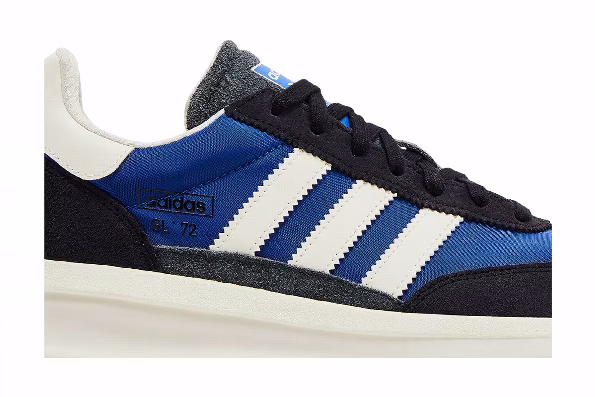 adidas SL72 RTN Royal Blue Off White, view 3