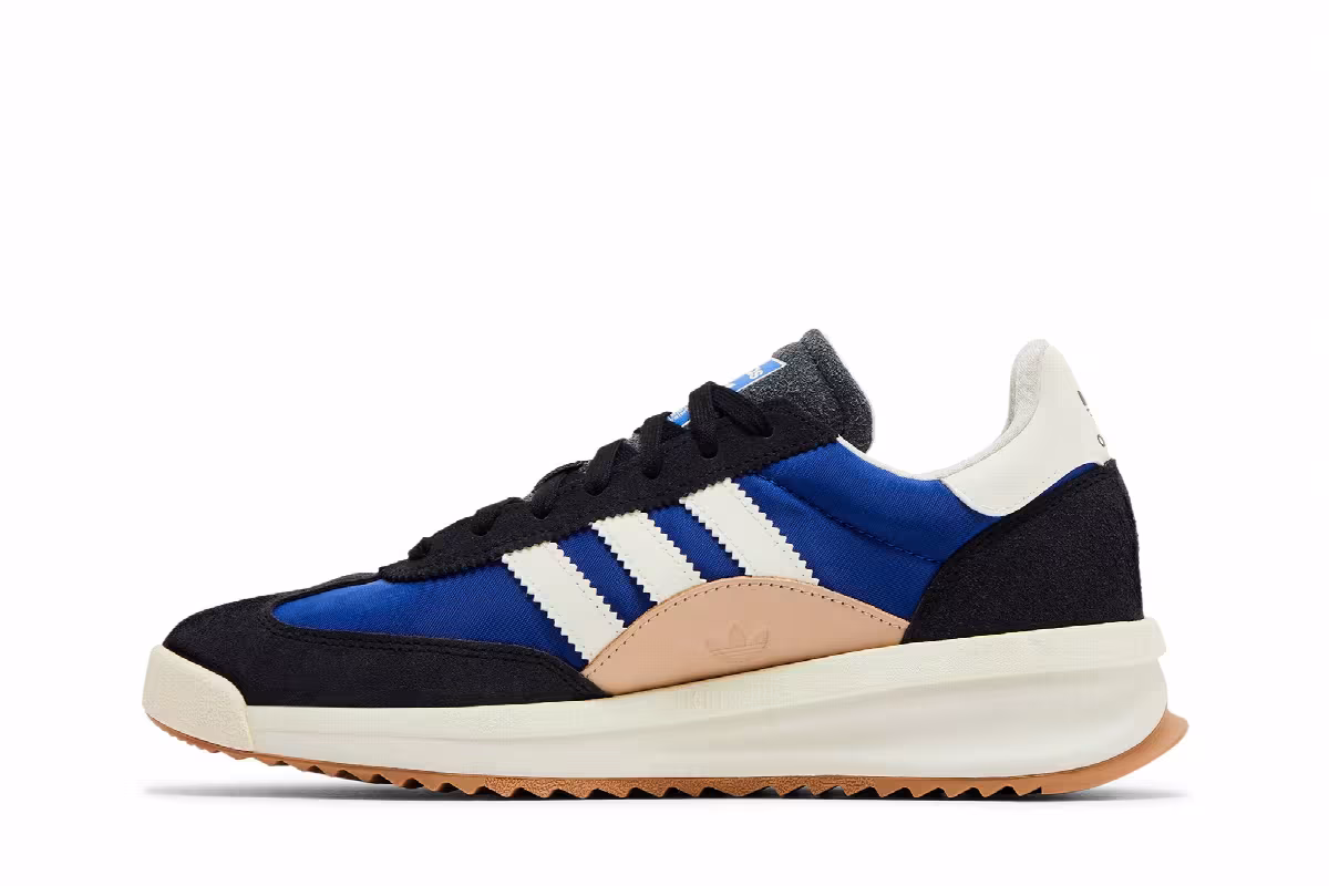 adidas SL72 RTN Royal Blue Off White, view 4