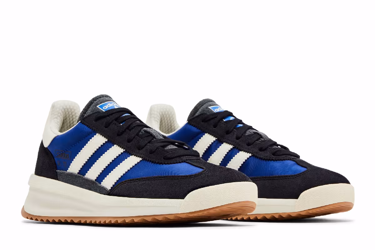 adidas SL72 RTN Royal Blue Off White, view 9