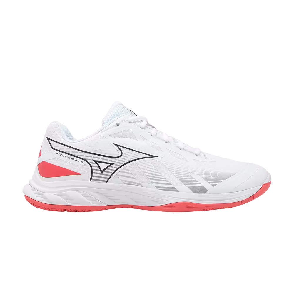 Mizuno Wave Fang EL 2 Wide White Coral Red