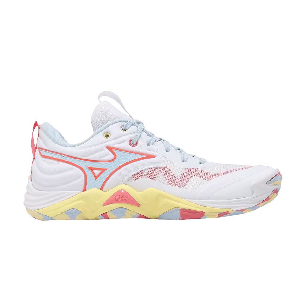 Mizuno Women's Wave Momentum Elite White Calypso Coral