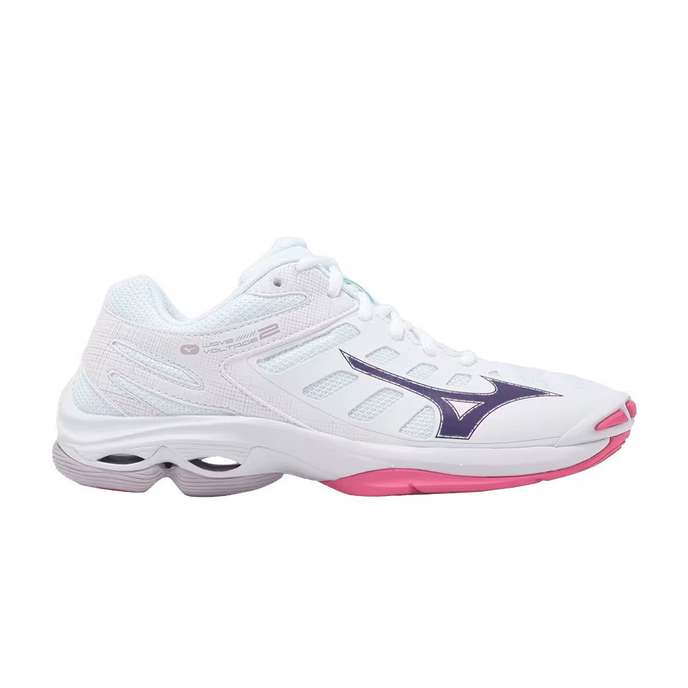 Mizuno Women's Wave Voltage 2 White Violet Indigo