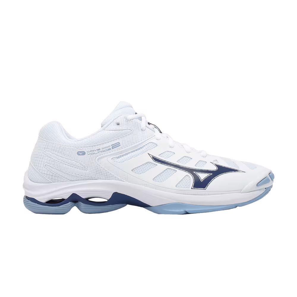Mizuno Wave Voltage 2 White Bellwether Blue