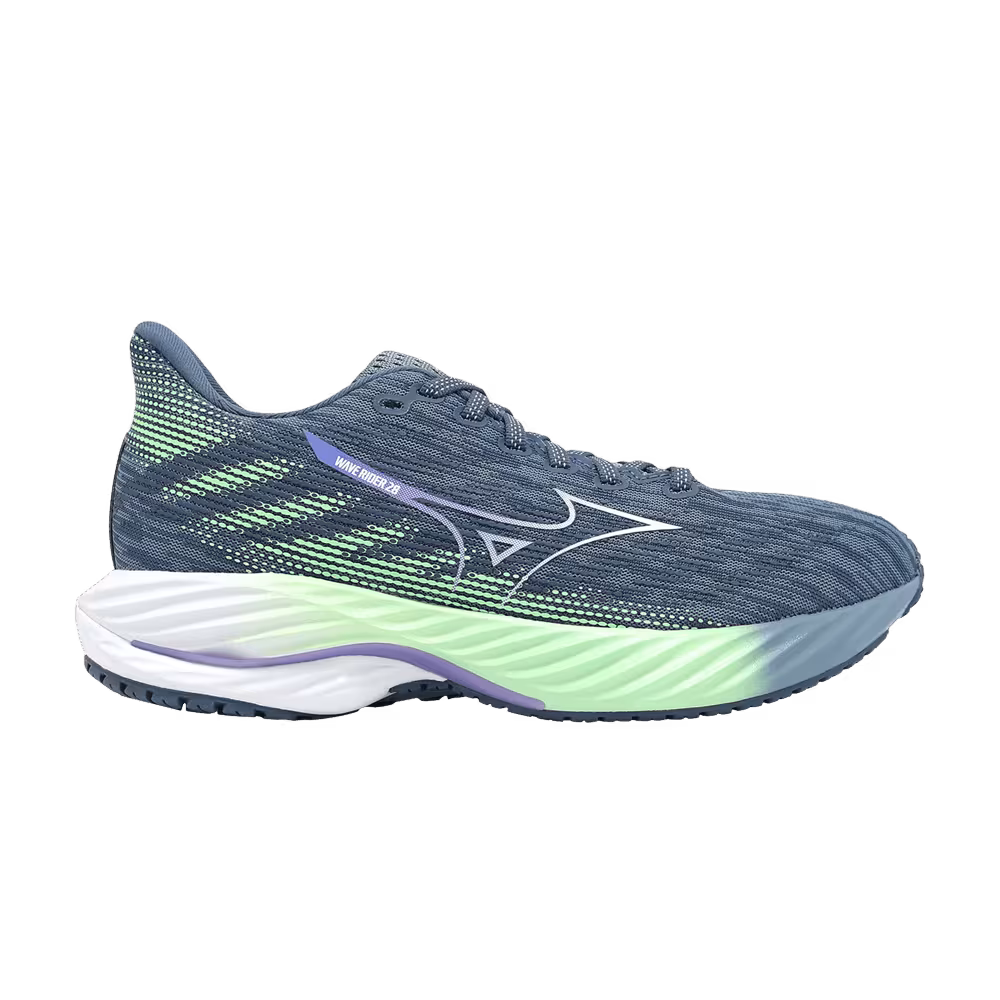 Mizuno Women's Wave Rider 28 Citadel Neo Mint