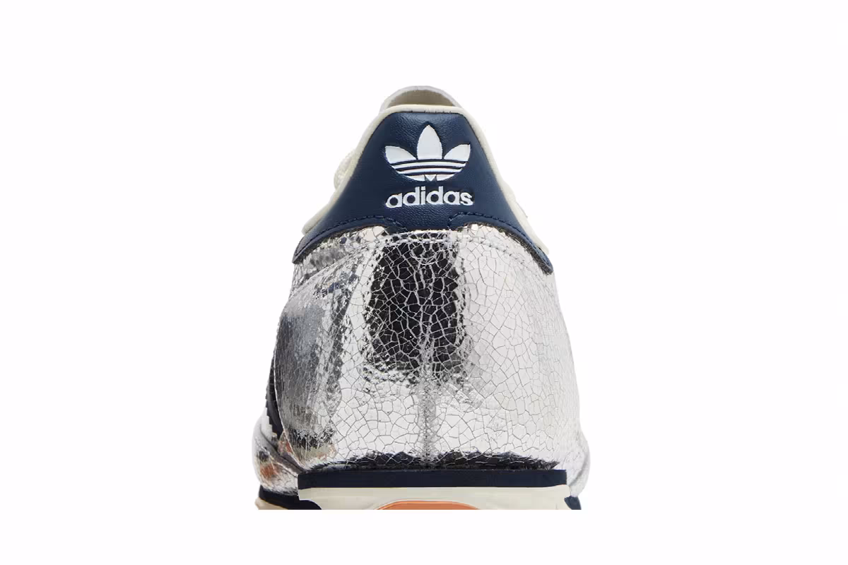 adidas Women's SL72 OG Silver Metallic Collegiate Navy, view 8