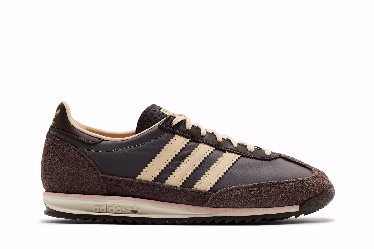 adidas Women's SL72 OG Charcoal Brown, view 2