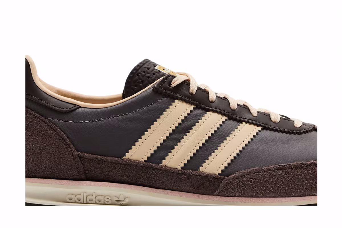 adidas Women's SL72 OG Charcoal Brown, view 3