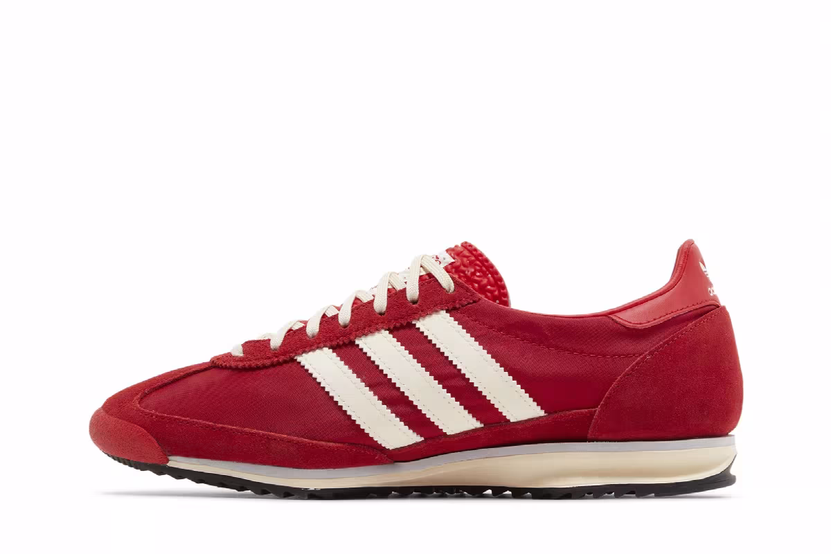 adidas Women's SL72 OG Scarlet Cream White, view 4