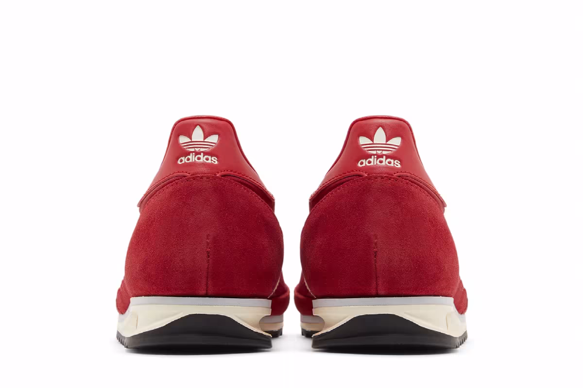 adidas Women's SL72 OG Scarlet Cream White, view 7