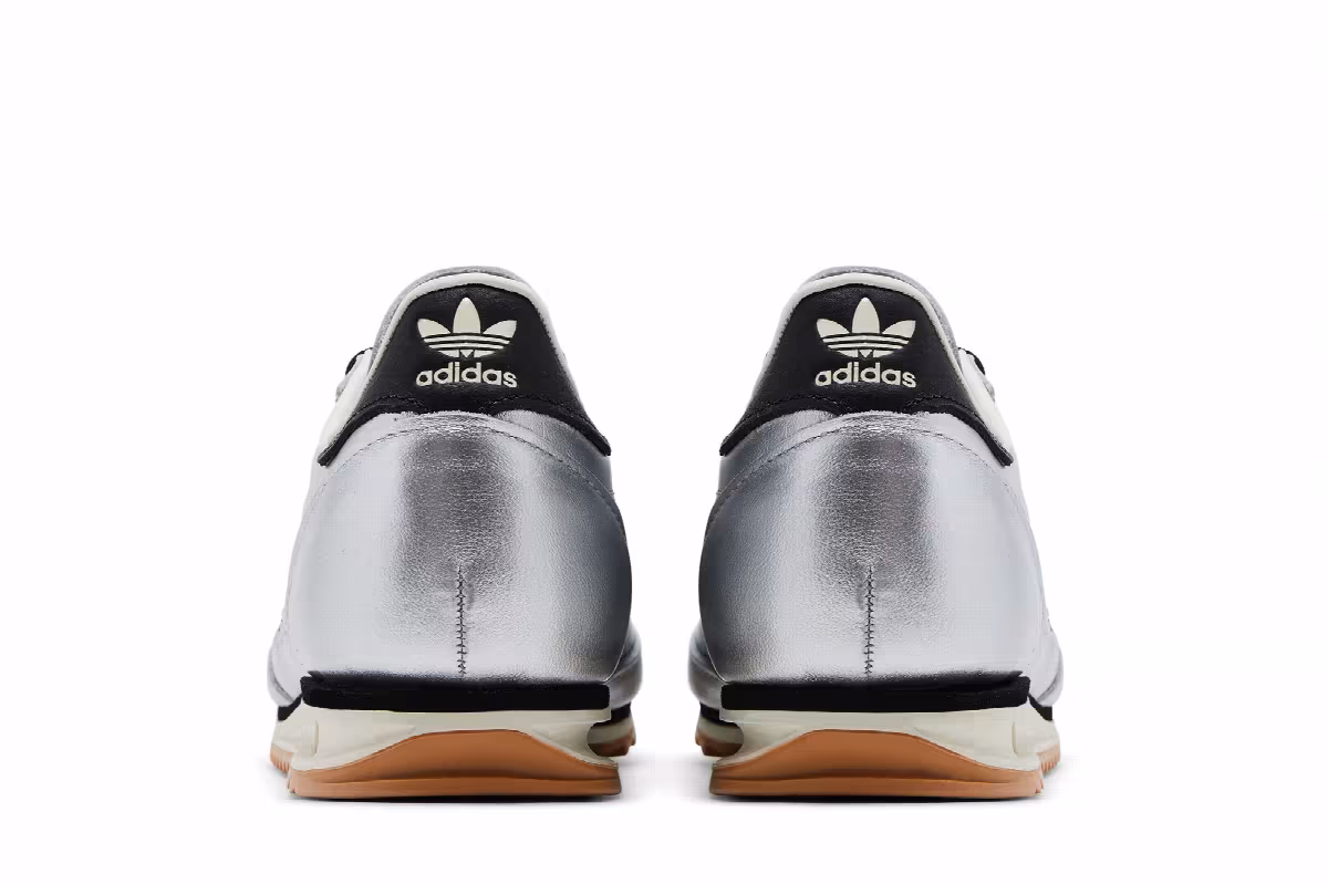adidas Women's SL72 OG Silver Metallic Black, view 7