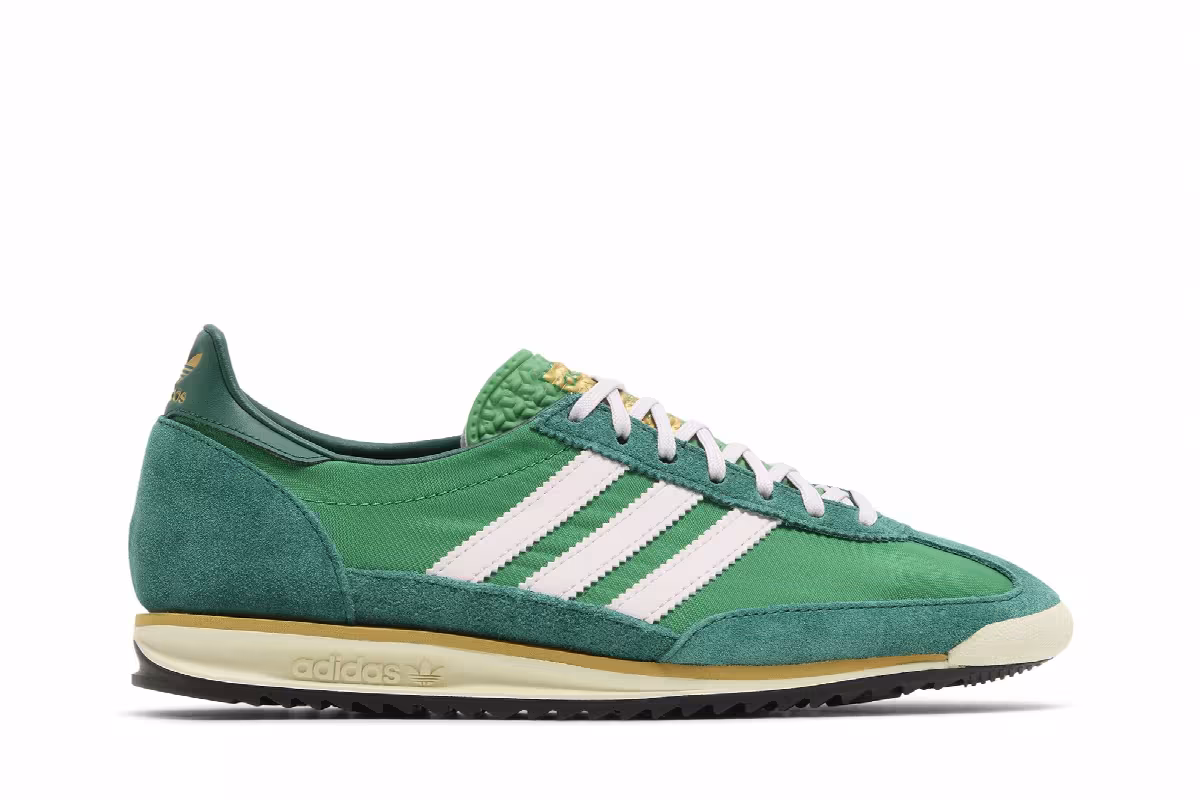 adidas Women's SL72 Collegiate Green, view 2