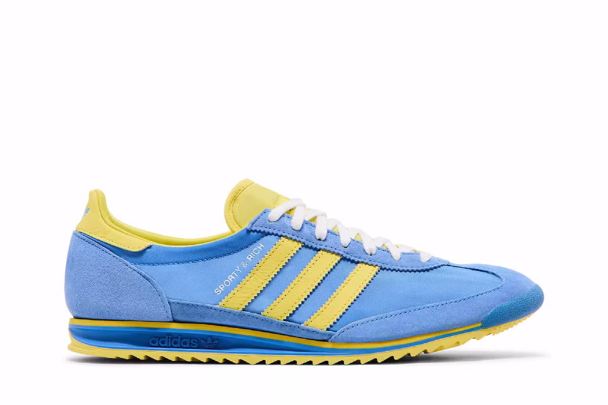 Sporty & Rich x adidas Women's SL72 OG Real Blue, view 2