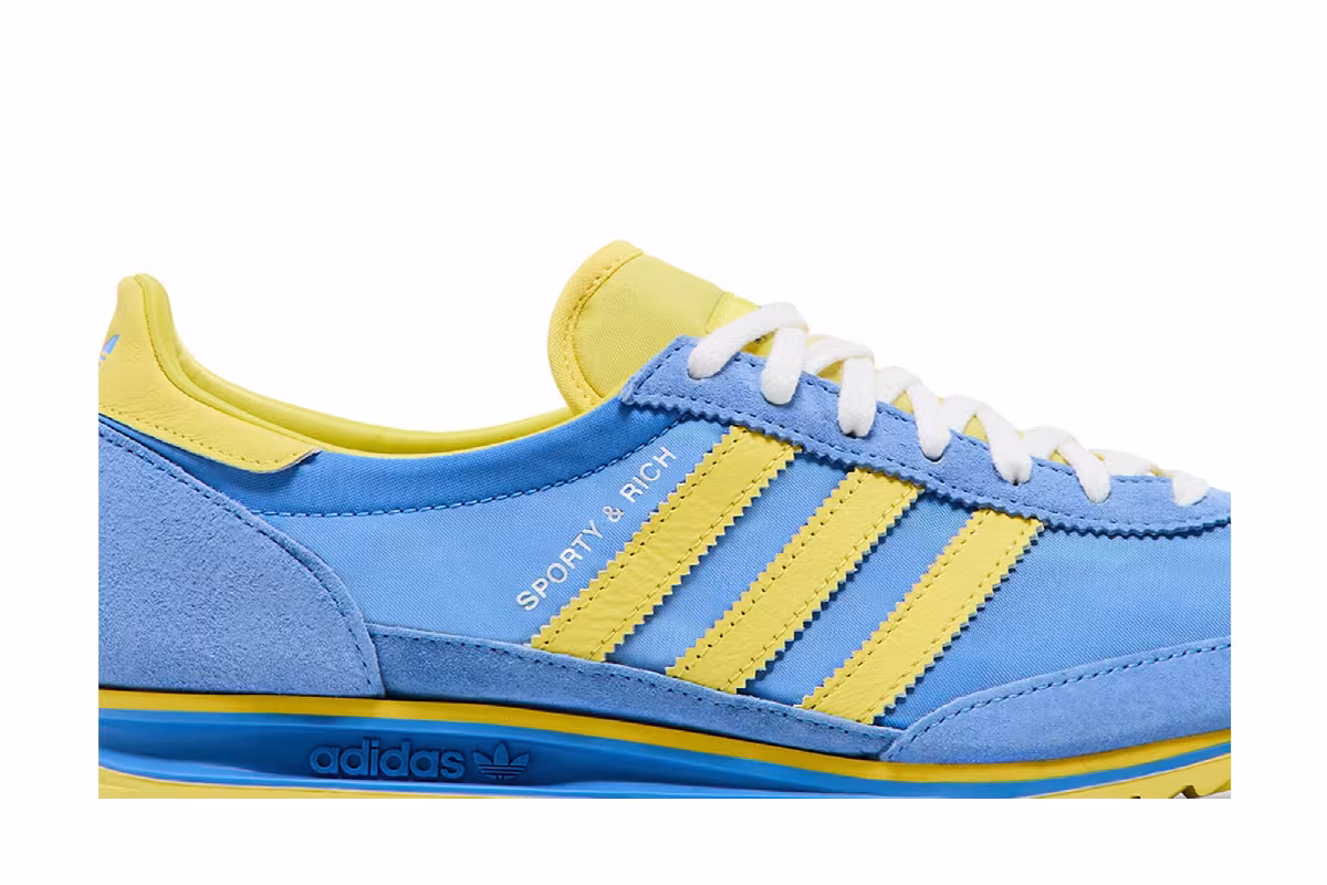 Sporty & Rich x adidas Women's SL72 OG Real Blue, view 3