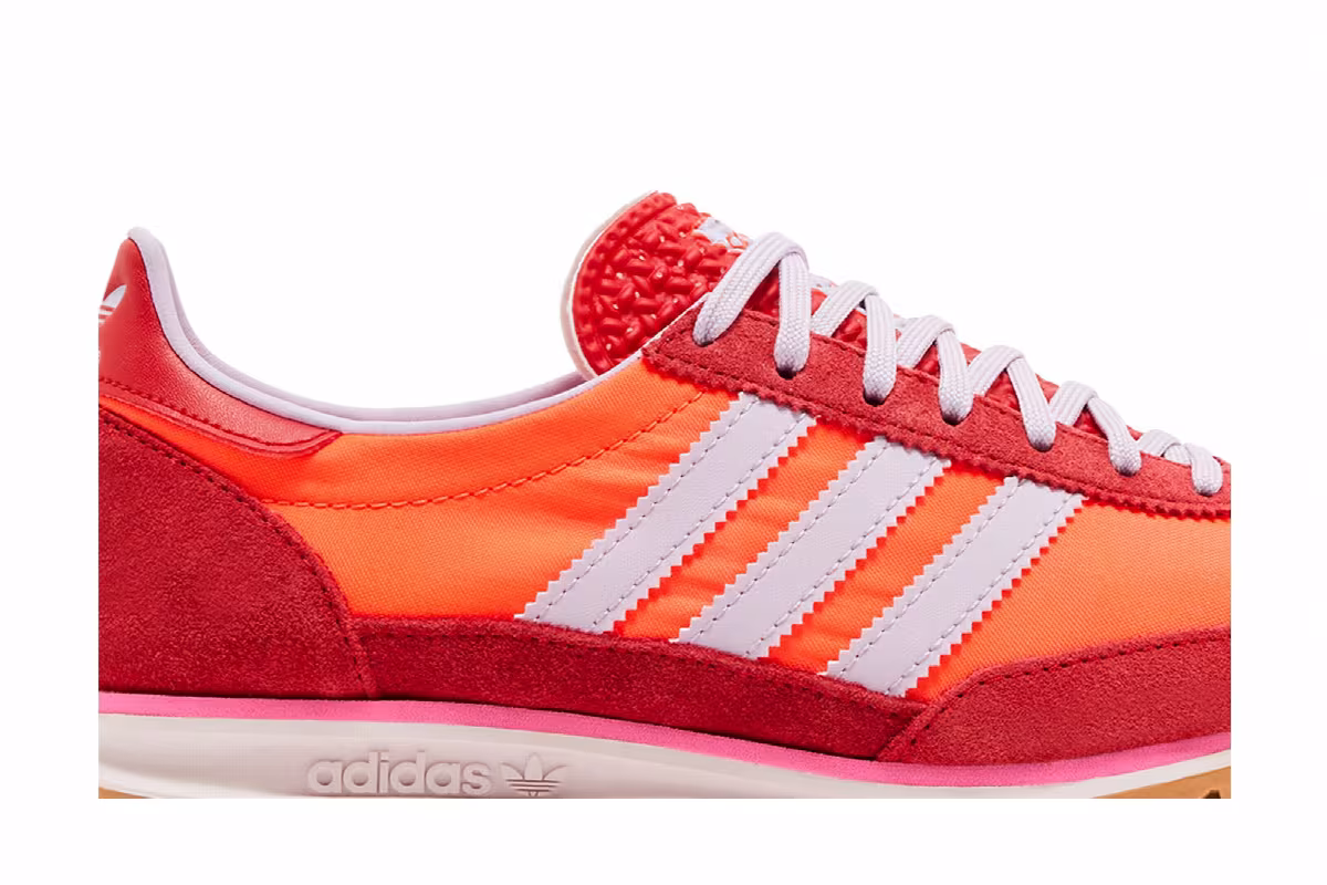 adidas Women's SL72 OG Solar Red Lavender, view 3