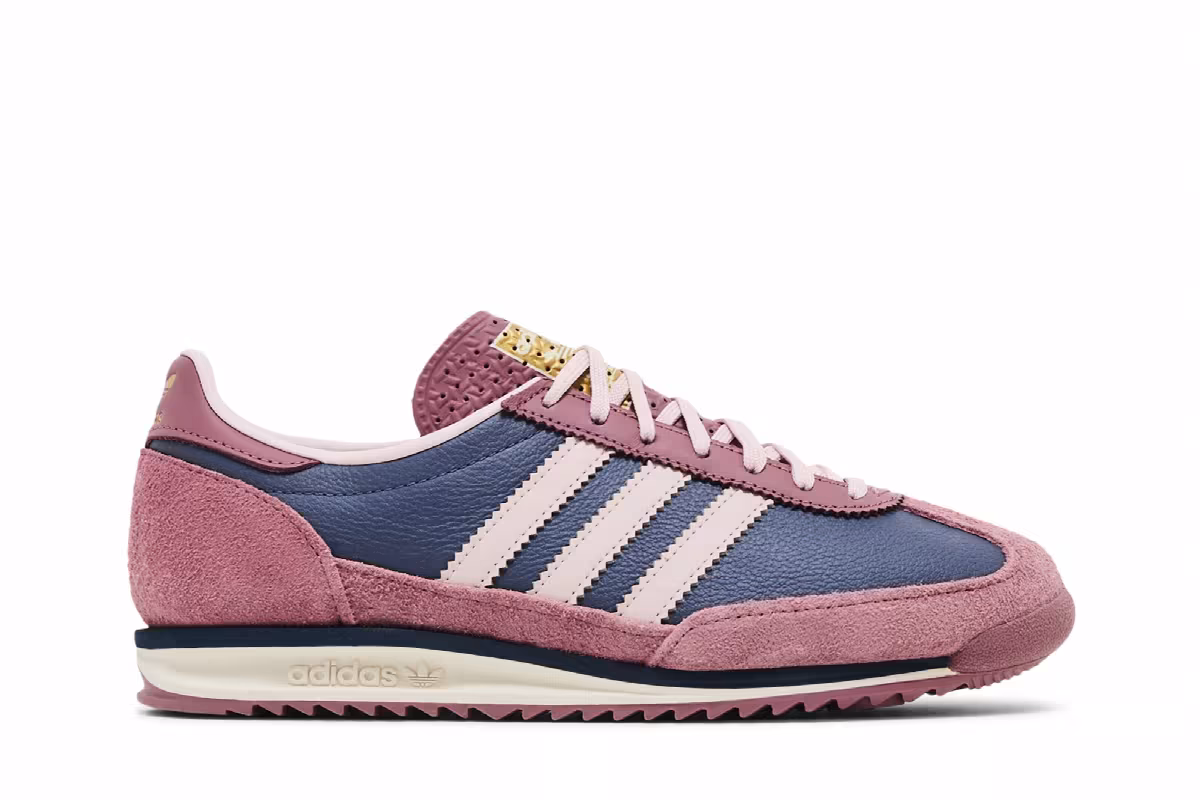 adidas Women's SL72 OG Sandy Pink Preloved Ink, view 2
