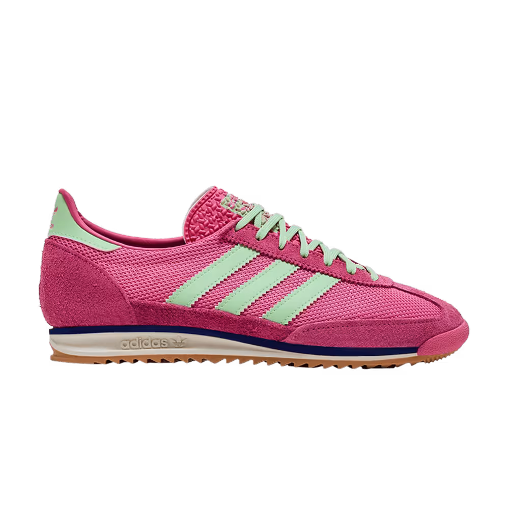 adidas Women's SL72 OG Pink Fusion Green Spark