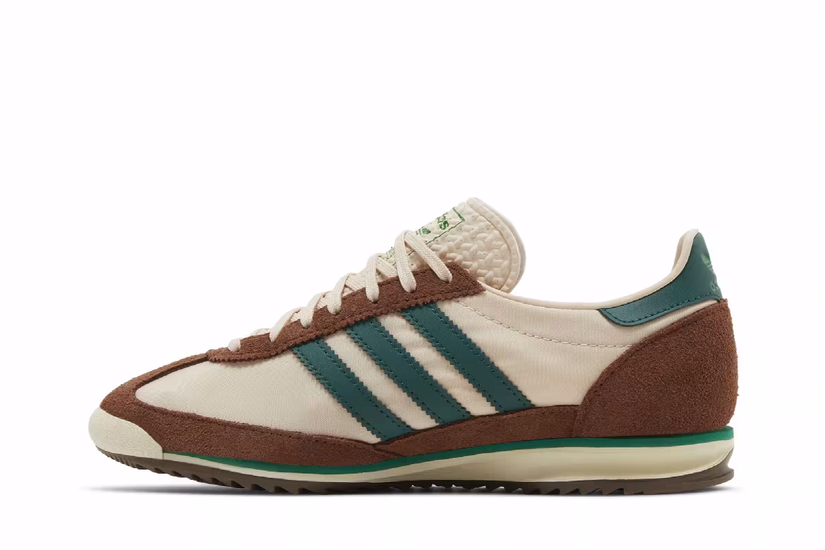 adidas Women's SL72 OG Linen Collegiate Green, view 4