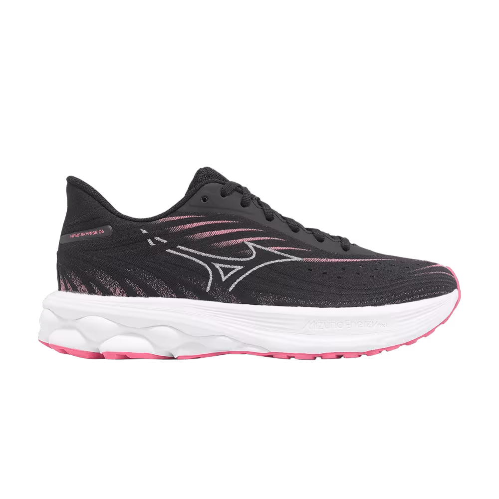 Mizuno Women's Wave Skyrise 6 Black Camellia Rose