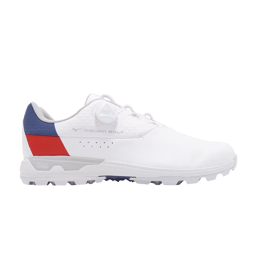 Mizuno Wave Hazard Aqua BOA 3E Wide White Red Blue