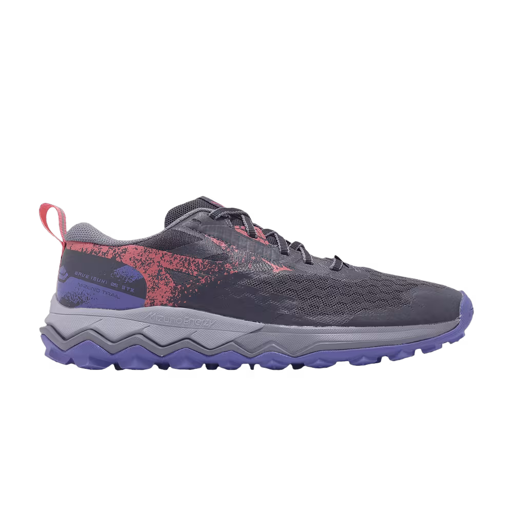 Mizuno Women's Wave Ibuki 5 GORE-TEX Odyssey Grey Calypso Coral