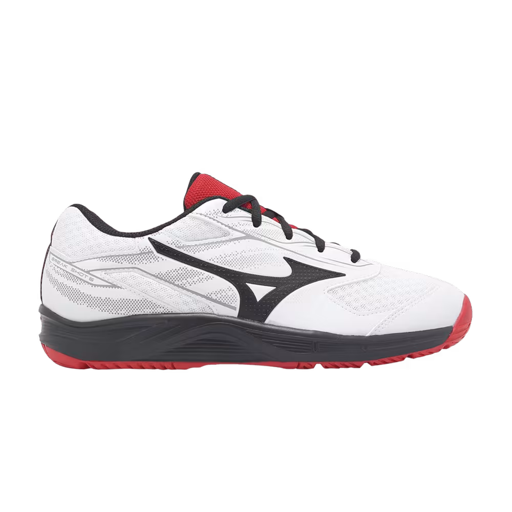Mizuno Break Shot 5 Wide AC White Red Black