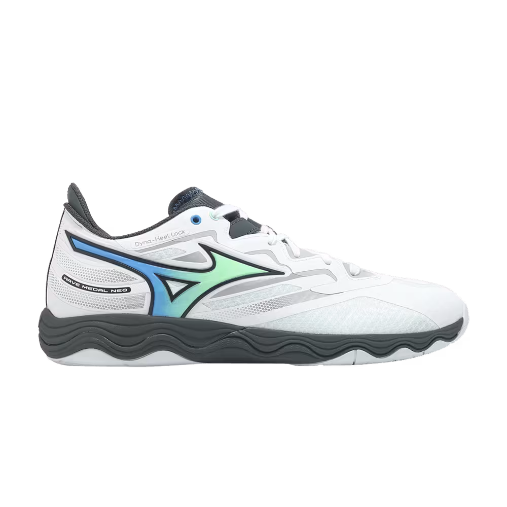 Mizuno Wave Medal Neo White Dark Grey Green
