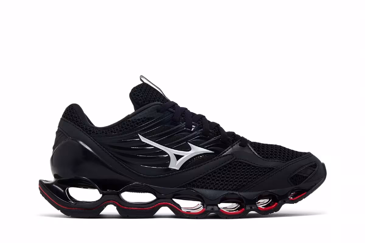 Mizuno Wave Prophecy 13 S Black Red, view 2