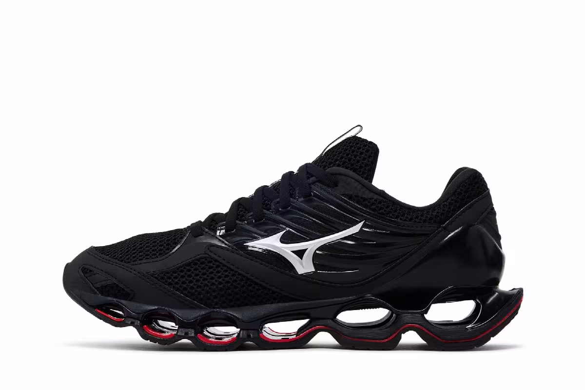 Mizuno Wave Prophecy 13 S Black Red, view 4
