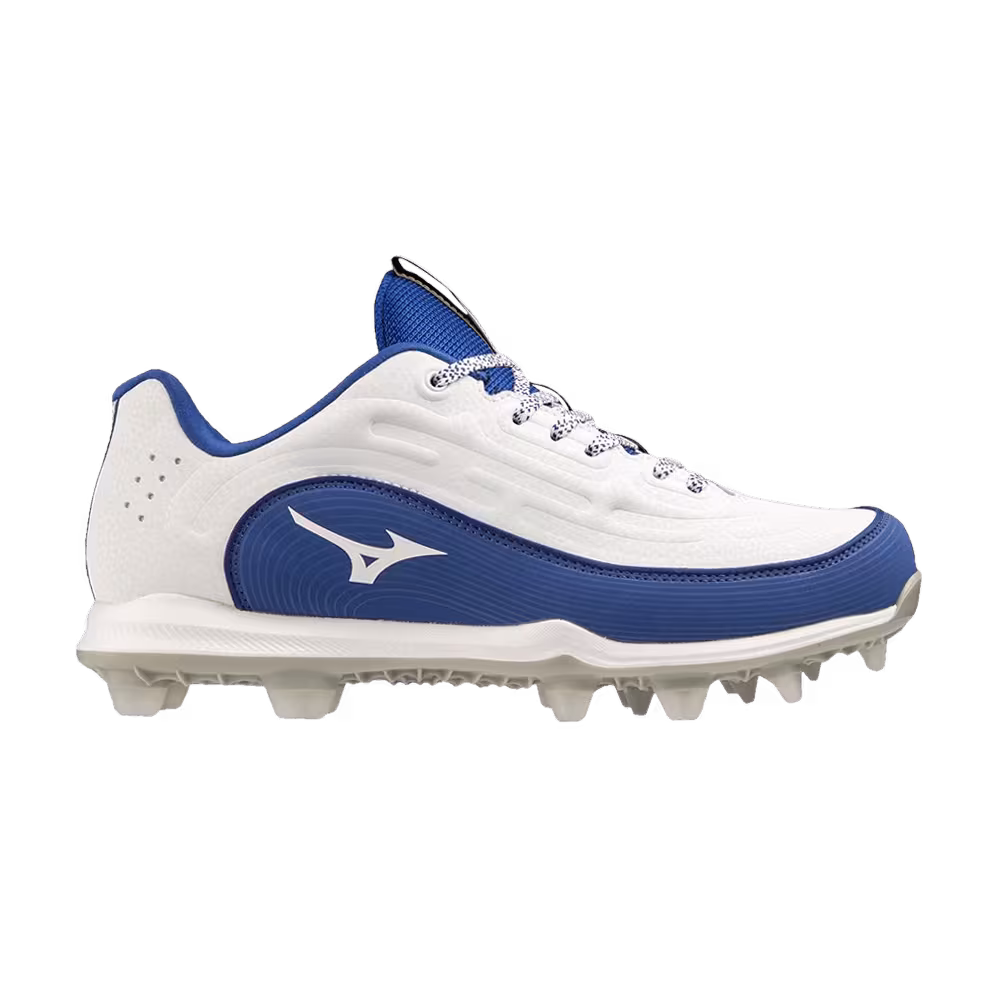 Mizuno Women's 9-Spike Advanced Finch Elite 6 Low TPU White Royal