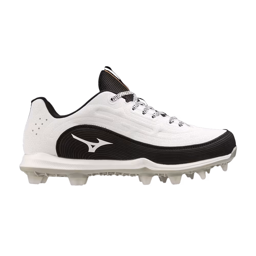 Mizuno Women's 9-Spike Advanced Finch Elite 6 Low TPU White Black