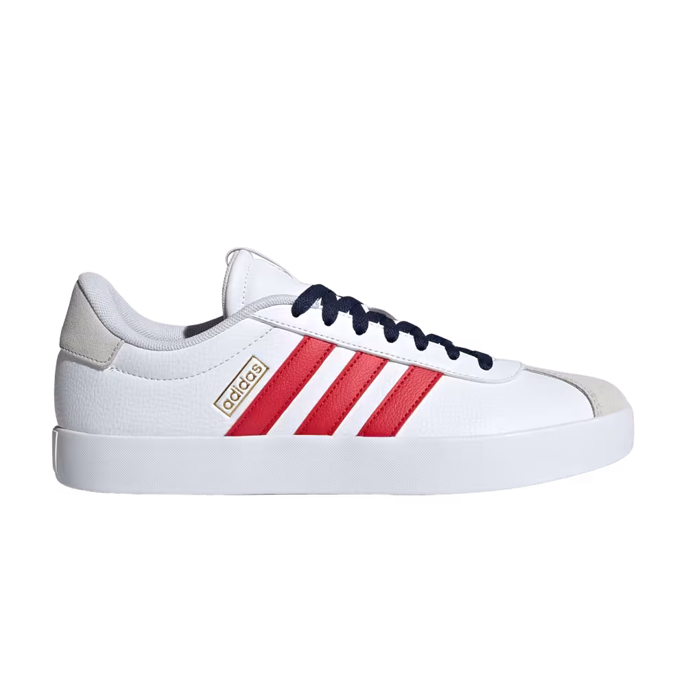 Adidas VL Court 3.0 White Scarlet Navy