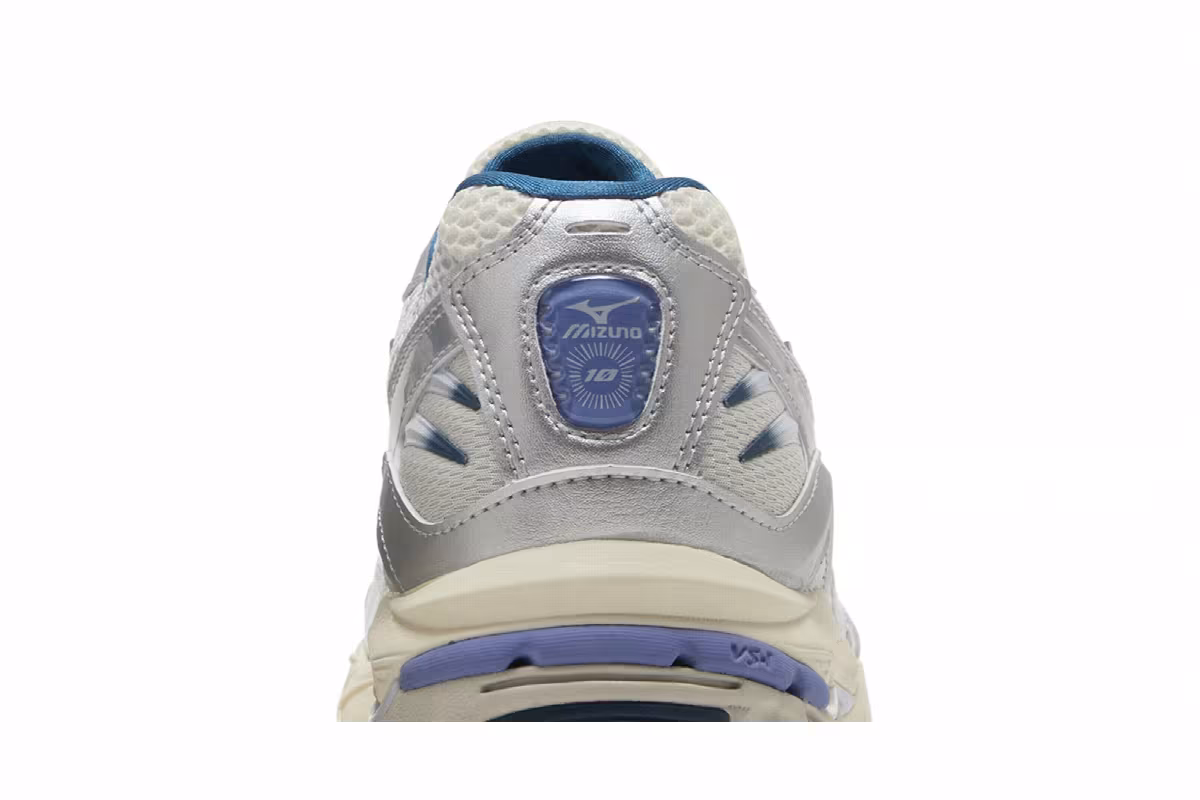 Mizuno Wave Rider 10 Arctic Ice Snow White, view 8