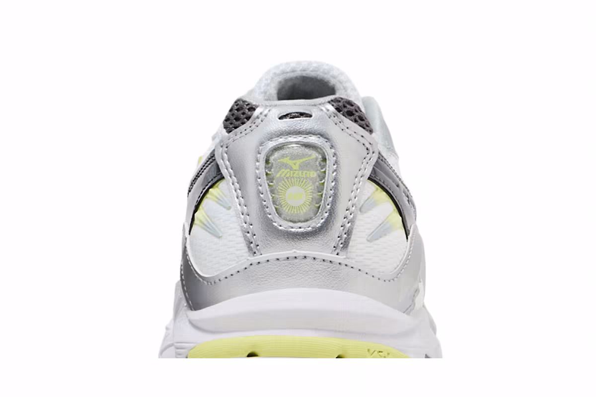 Mizuno Wave Rider 10 White Sunny Lime, view 8