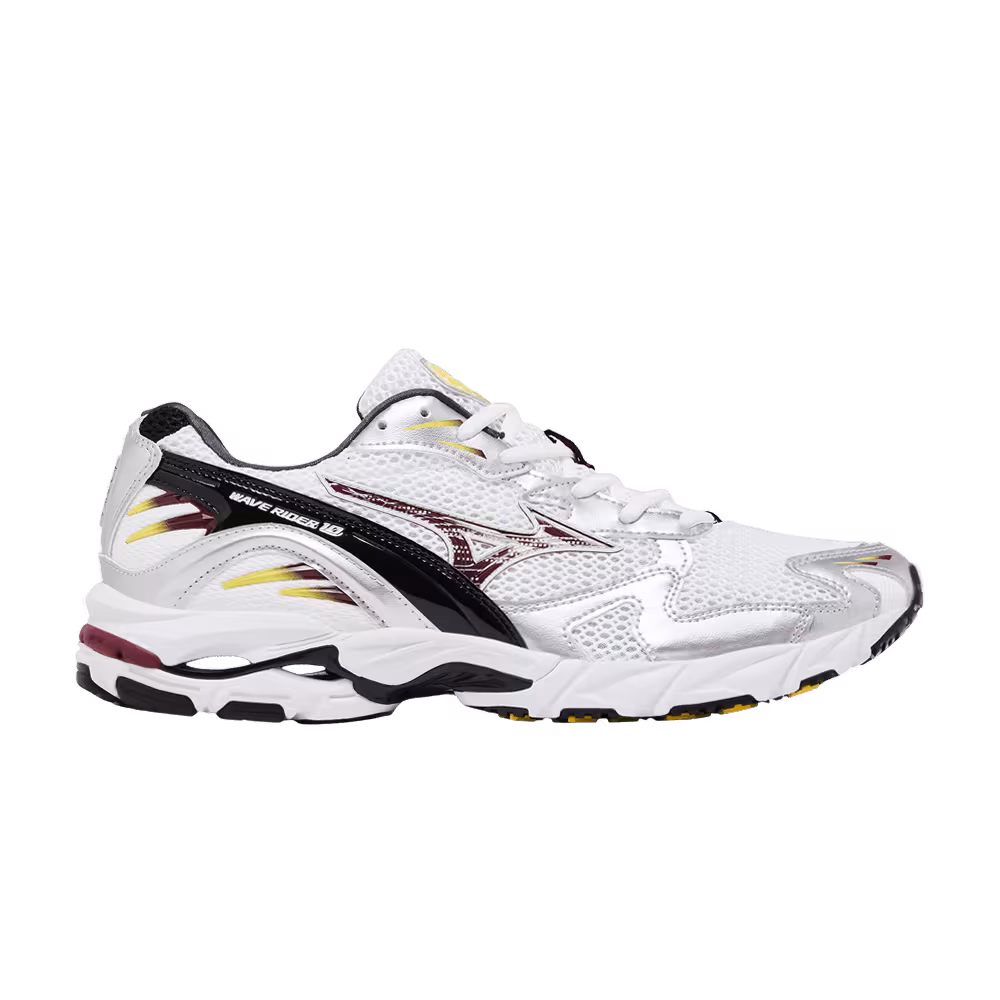 Mizuno Wave Rider 10 White Cabernet