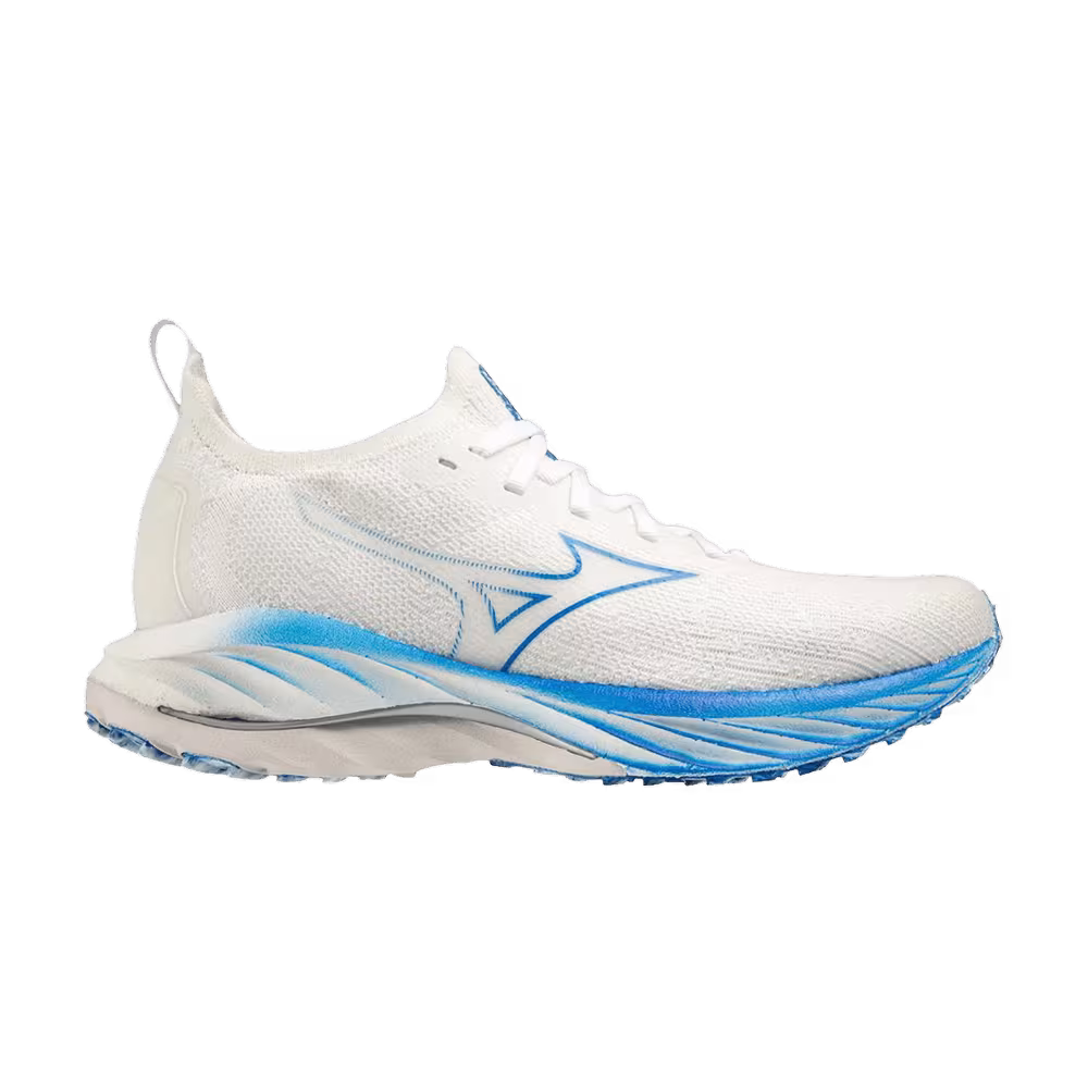 Mizuno Women's Wave Neo Wind Undyed White Piece Blue