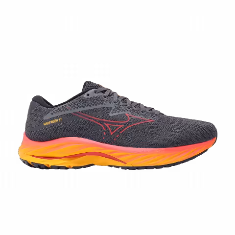 Mizuno Wave Rider 27 'Turbulence Cayenne Citrus'