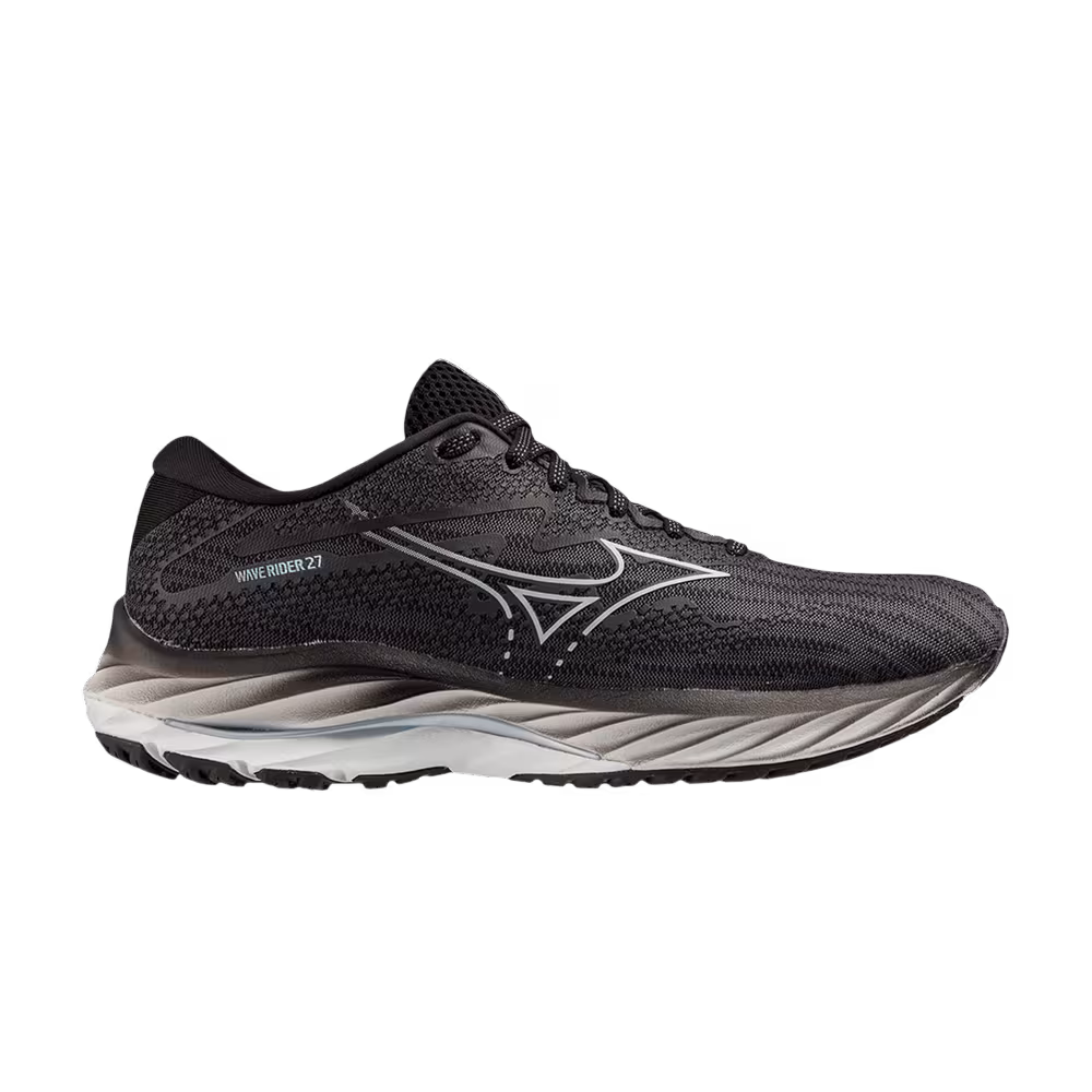 Mizuno Women's Wave Rider 27 Ebony Snowcrest