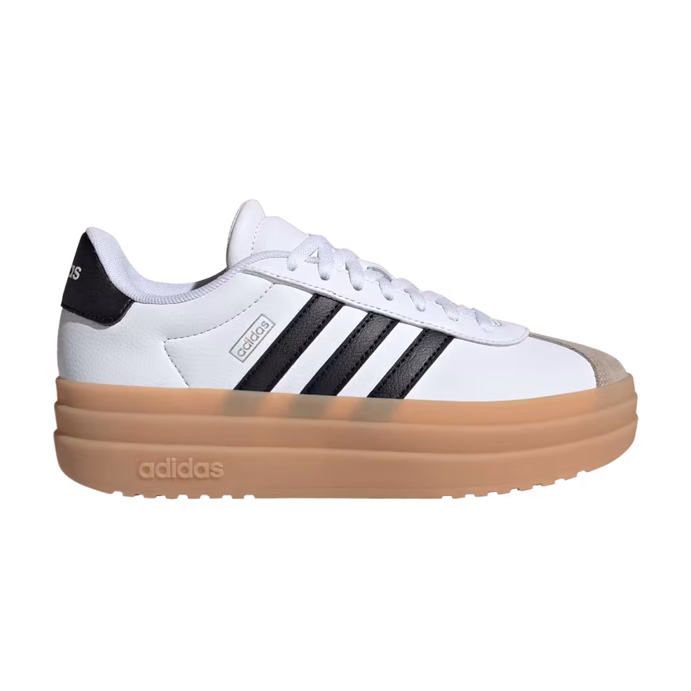 Adidas VL Court Bold J White Black Beige