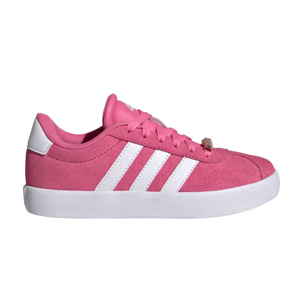 Adidas VL Court 3.0 J Pink Fusion White