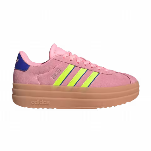 Adidas VL Court Bold J 'Pink Spark Lucid Lemon Blue'