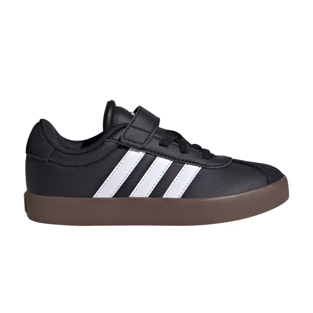Adidas VL Court 3.0 EL J Black White Gum