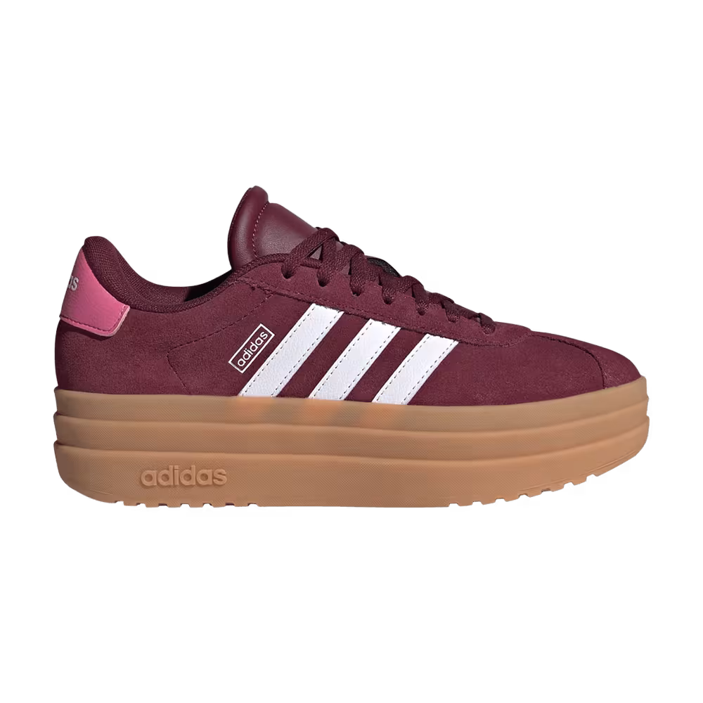 Adidas VL Court Bold J Shadow Red Pink Fusion