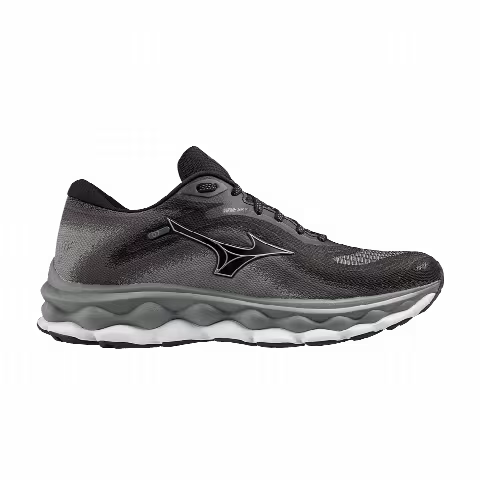 Mizuno Wmns Wave Sky 7 Wide 'Black Silverstar'
