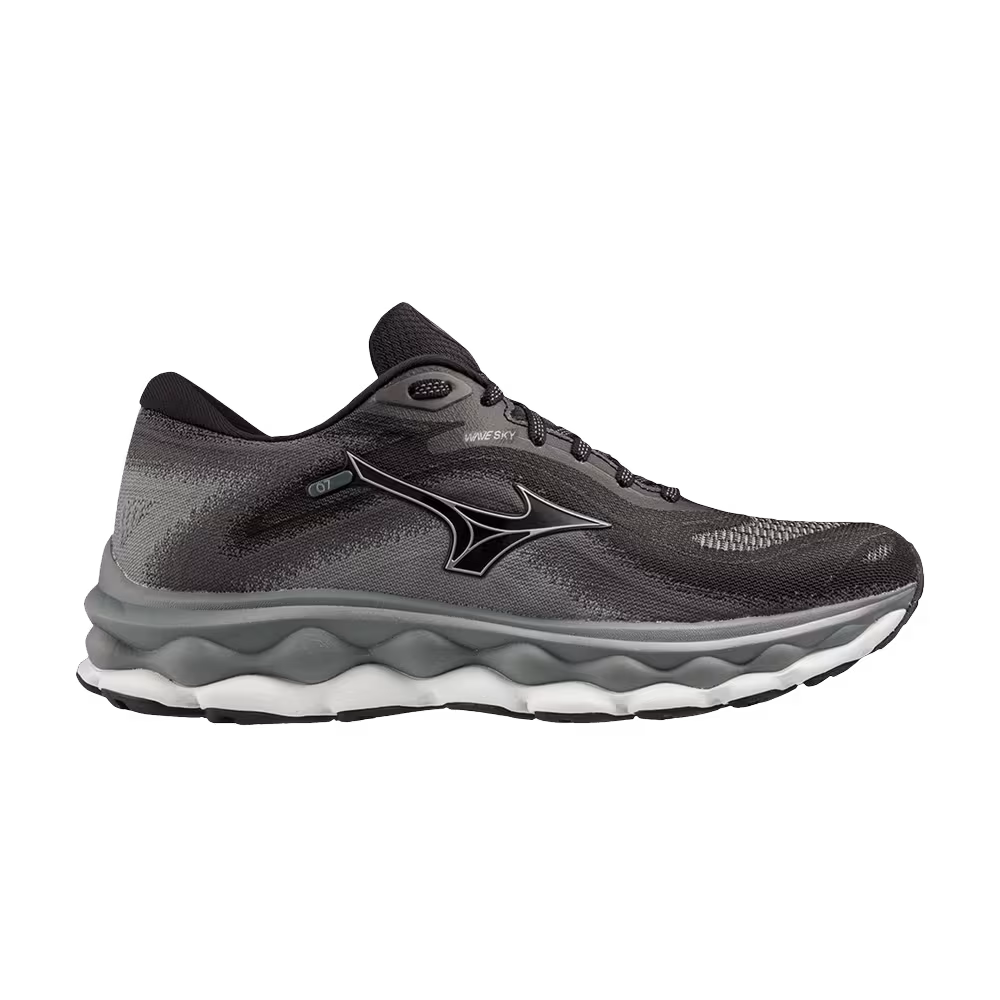 Mizuno Women's Wave Sky 7 Wide Black Silverstar