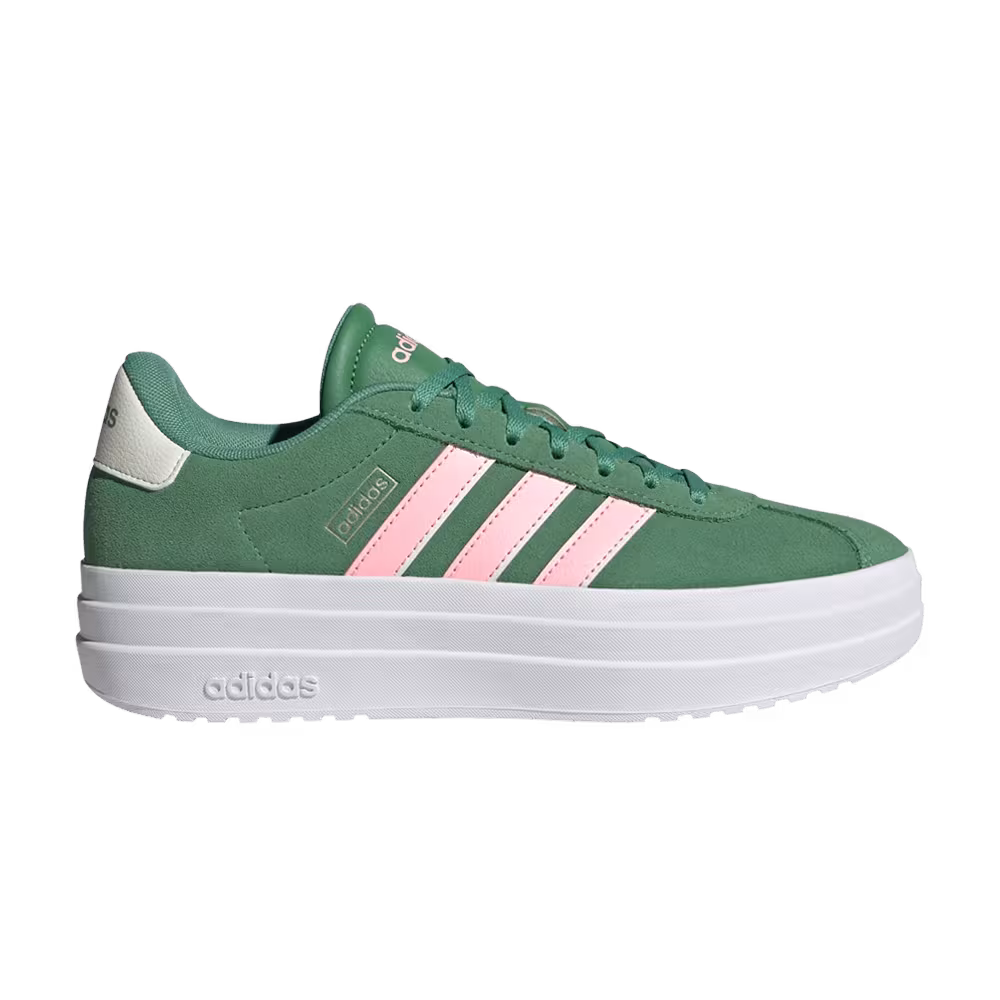 adidas Women's VL Court Bold Preloved Green Pink Spark